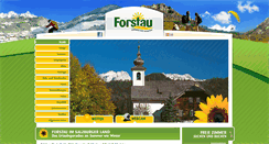 Desktop Screenshot of forstau.at